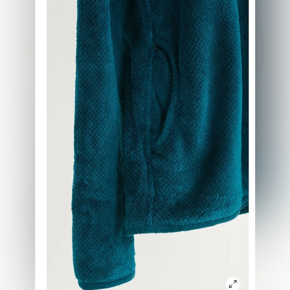 Vintage Patagonia Dark Teal Fleece Sweatshirt - Picture 3 of 4